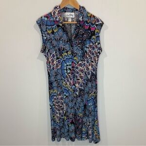 Joseph Ribkoff Print with sparkle Dress size 12